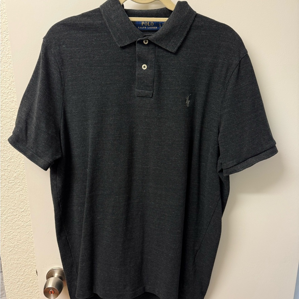 Ralph Lauren Men's Charcoal Polo Shirt